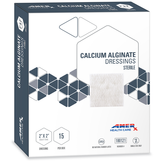 AMERX® Calcium Alginate Dressing - 4 x 4